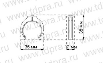 Мдм клипса для цоколя