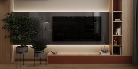 Плита МДФ Кирпичный красный R 018