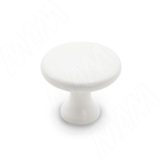 Ручка-кнопка белый матовый, KH.02.000.WTM