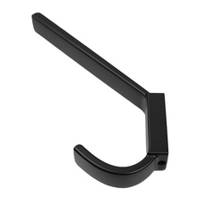 Крючок двухрожковый 236 черный мат C236Z.002BL