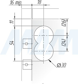 Установка заглушки LIBRA CC3 для навесов LIBRA H6 (артикул 6 34630 10)