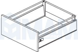 Стандартный ящик M-TECH с рейлингом (артикул MT.MS)